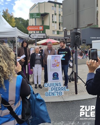 La remise des lots de la grande chasse au trésor des Automnales 2025, s’est déroulée en compagnie des élus locaux