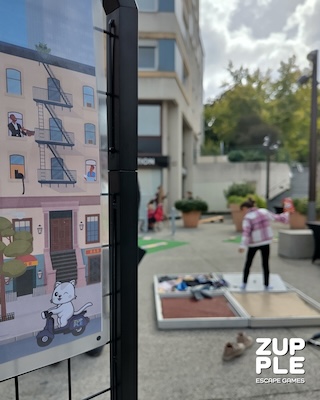 Un extrait des énigmes de Zupple pendant la braderie d’Oullins