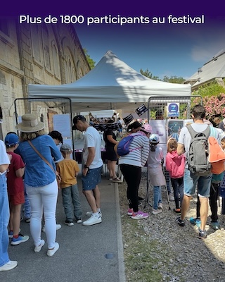 Il y a eu de 1800 participants au festival, et nous estimé avoir fait jouer plus de 200 enfants.