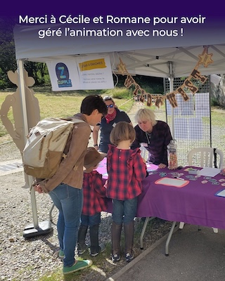 Merci à Cécile et Romane (et un peu Romain aussi) pour avoir géré l’animation avec nous !