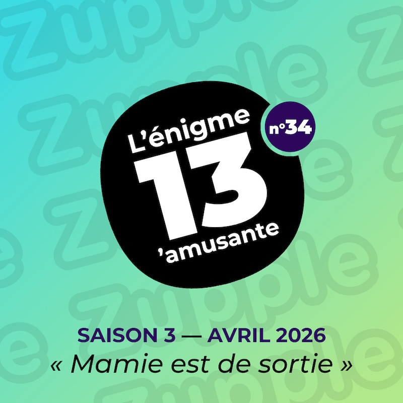 Thème de l’énigme d’avril 2026 : « Mamie est de sortie »