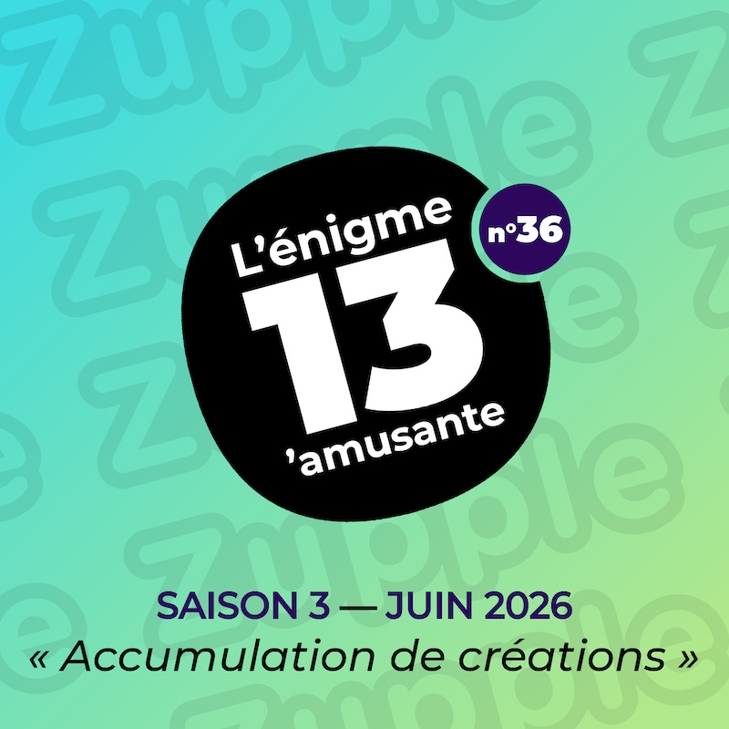 Thème de l’énigme de juin 2026 : « Accumulation de créations »