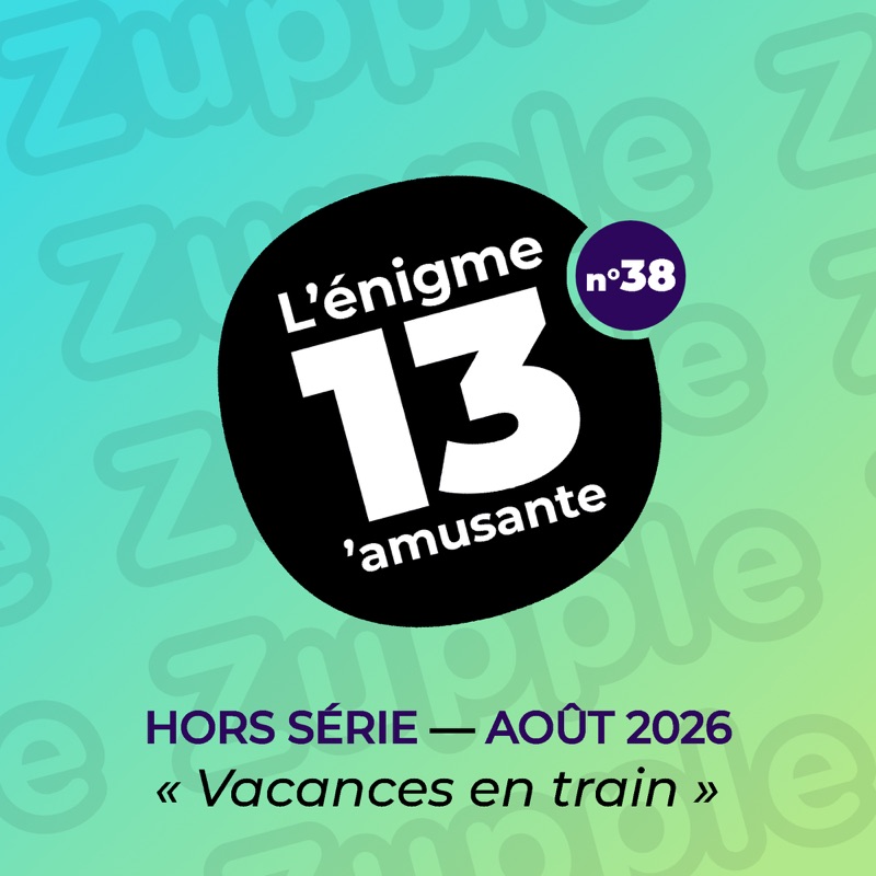 Thème de l’énigme d’août 2026 : « Vacances en train »