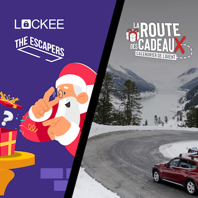 Nous vous conseillons 2 calendriers de l’avent des énigmes pour ce mois de décembre 2023 : Lockee x The Escapers et La route des Cadeaux d’IndianaJohan
