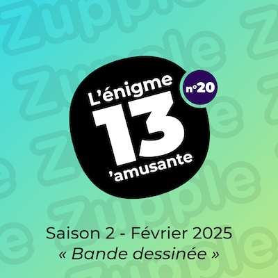 Thème de l’énigme de février 2025 : « Bande dessinée »