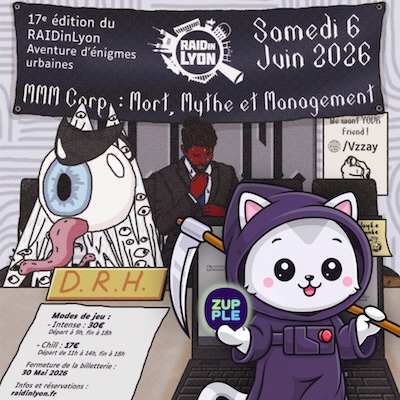 Zupple est partenaire du RAIDinLyon, un jeu de piste épique. Le samedi 6 juin 2026, partez à la chasse aux énigmes toute la journée.