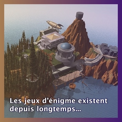 Les jeux d’énigmes existent depuis longtemps… (Photo du jeu vidéo « Myst »)