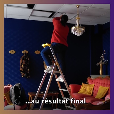 …au résultat final du décors