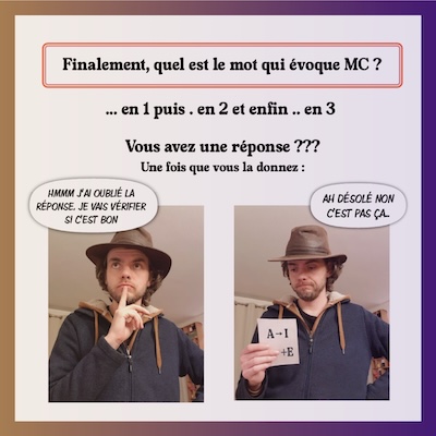 Énigme finale : Finalement, quel est le mot qui évoque Marie-Christine ?