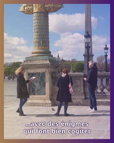 … avec des énigmes qui font bien cogiter. Merci Johan !