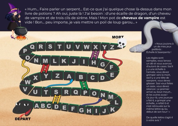 L’affiche-énigme du Serpent, au rayon Jeunesse